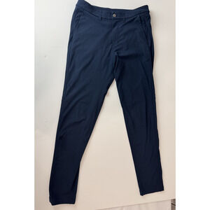 Lululemon Men's Commission Pant Slim Warpstream Performance M5524T Blue 32